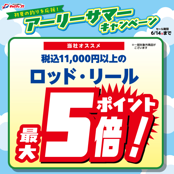 釣具をお得に買うならキャスティングオンラインストア セール開催中